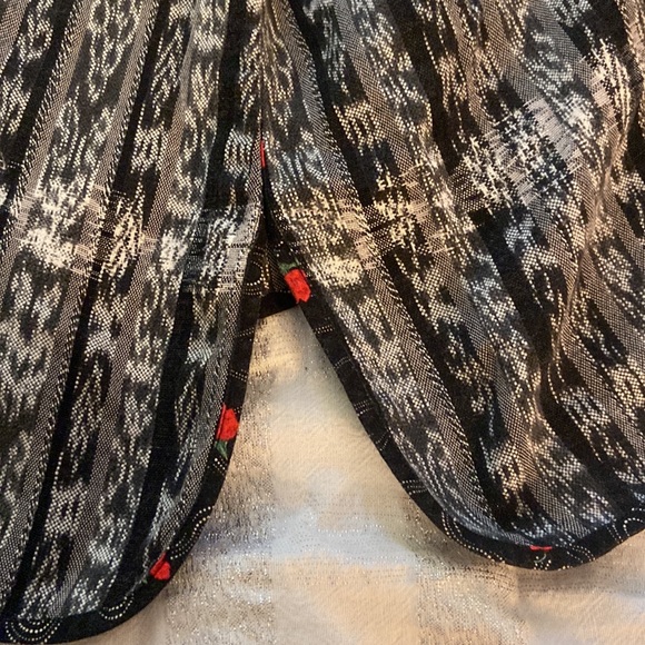 Emily Robertson Hood custom jacket w/ mandarin collar coin buttons large - Picture 6 of 12